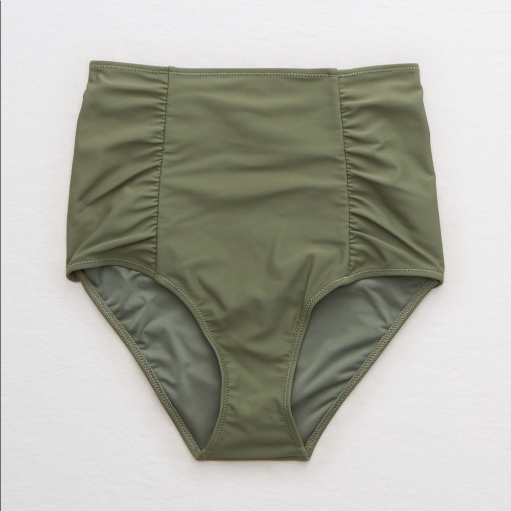 Aerie High Waisted Swim Bottoms